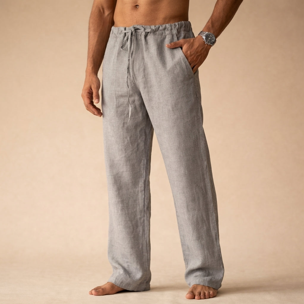 Men's Eligio Linen Trousers