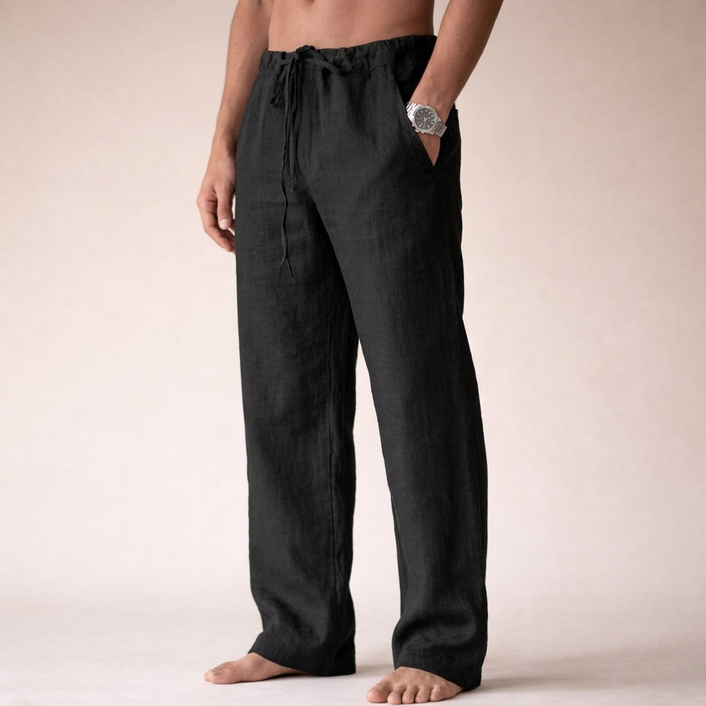 Men's Eligio Linen Trousers