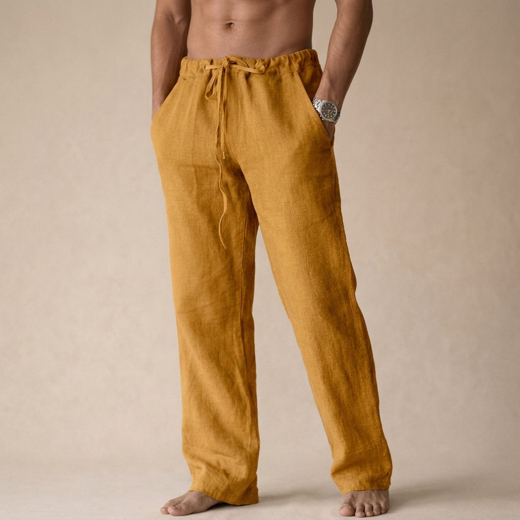 Men's Eligio Linen Trousers