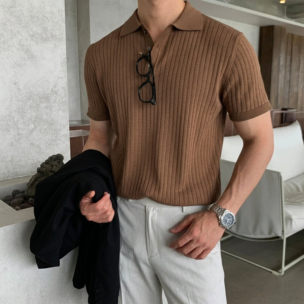 Men's Alden Piqué Polo Shirt