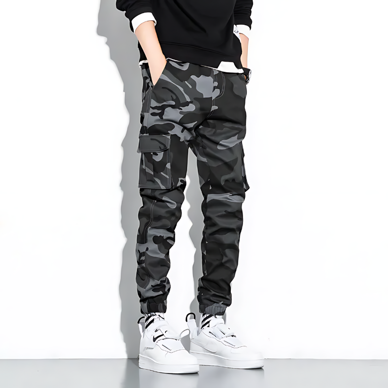 Men's Camo Cargo Trousers