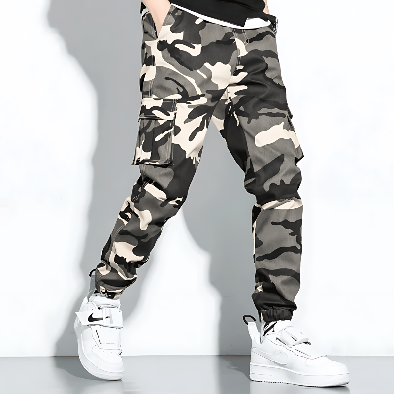 Men's Camo Cargo Trousers