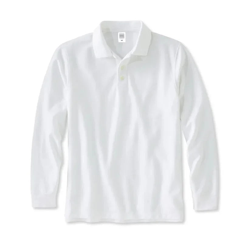Men's Classic Long Sleeve Polo Shirt