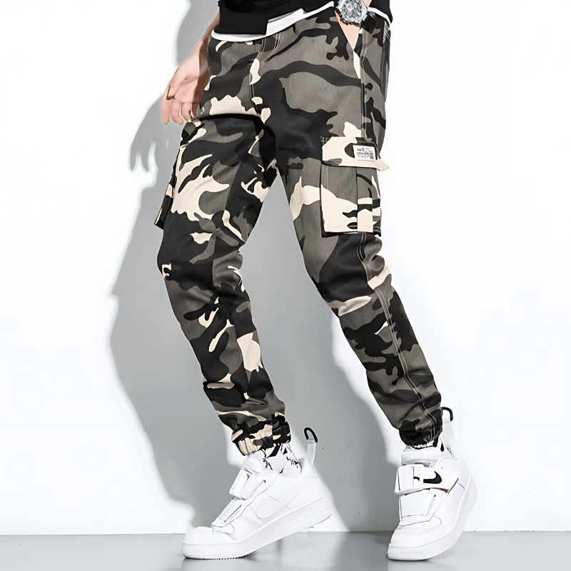 Men's Camo Cargo Trousers