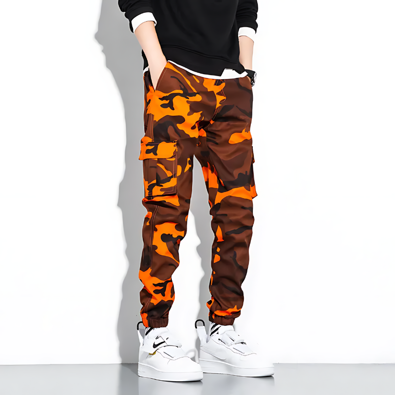 Men's Camo Cargo Trousers