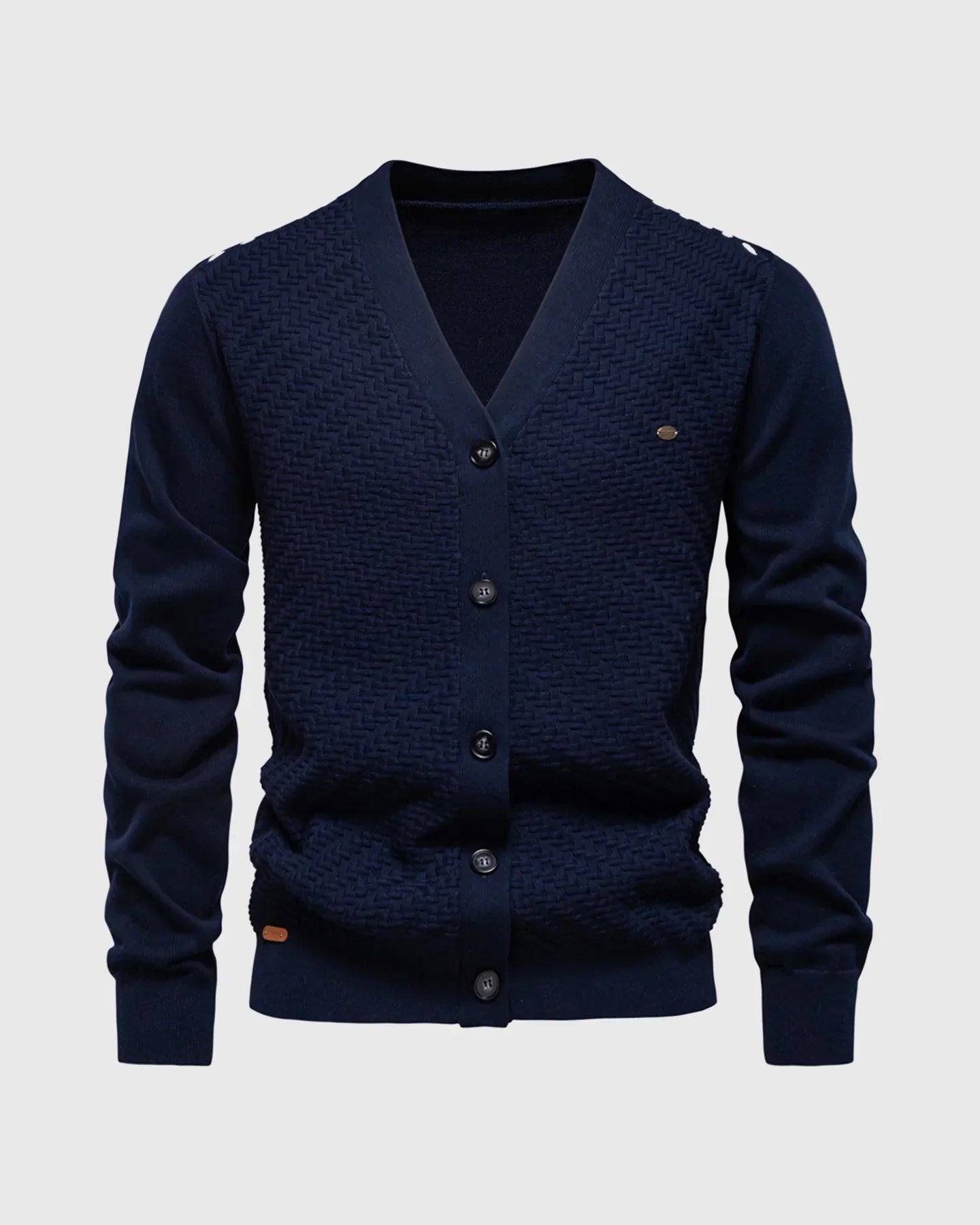 Men's Button-Up Knitted Cardigan