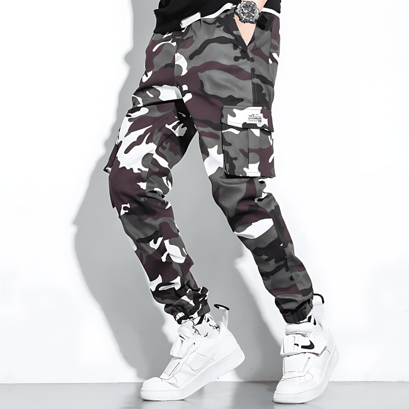 Men's Camo Cargo Trousers