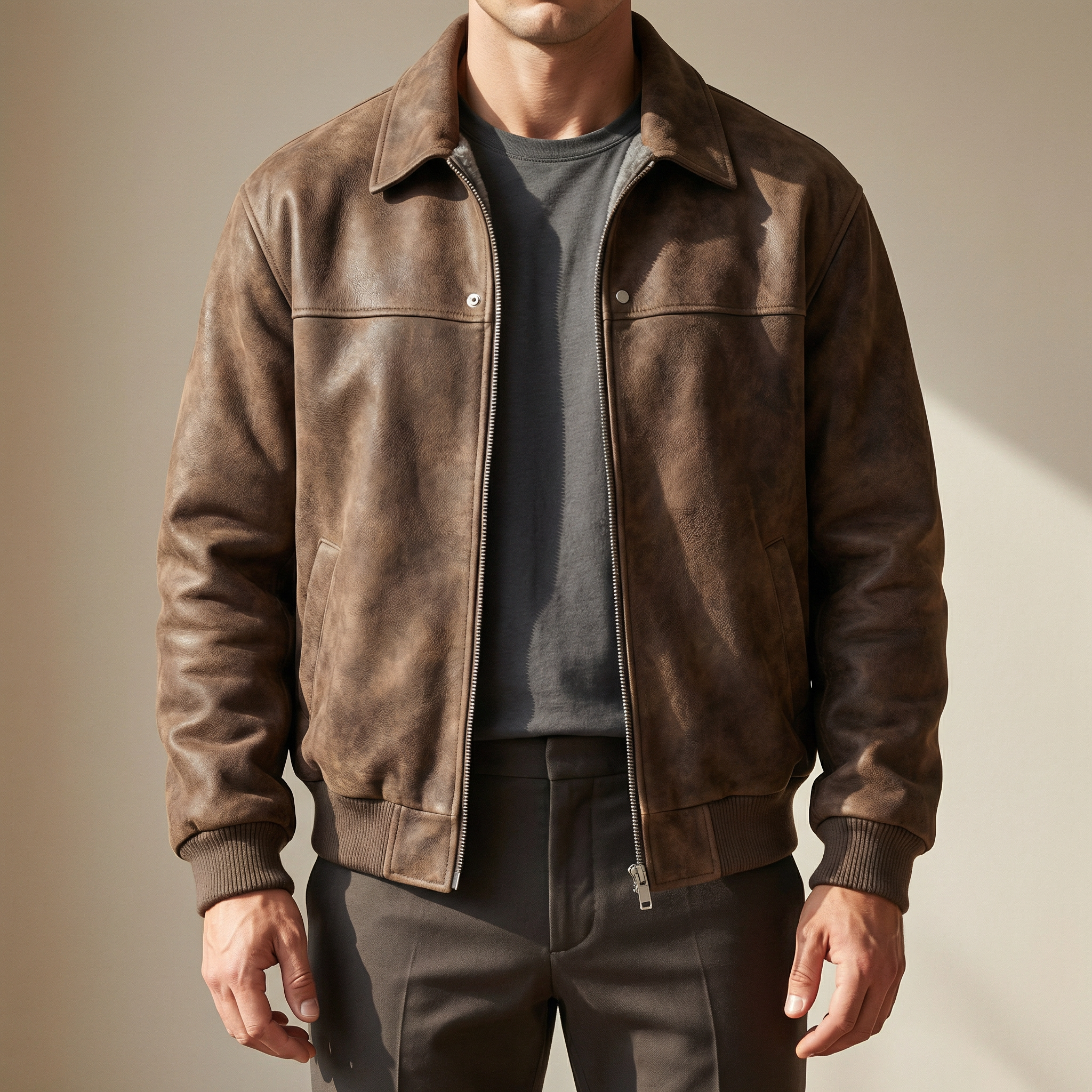 Men's Jacob Lambskin Leather Jacket