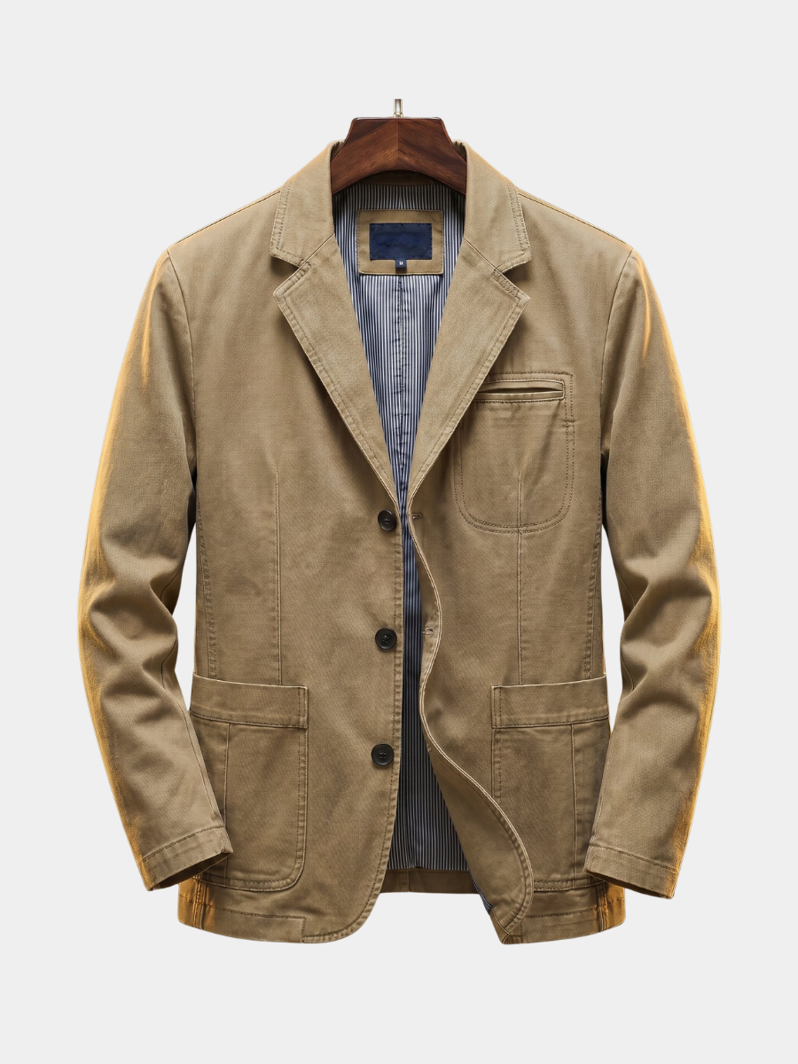 Men's Washed Denim Jacket
