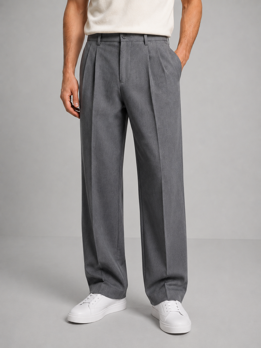 Men's Tailored Straight Leg Trousers