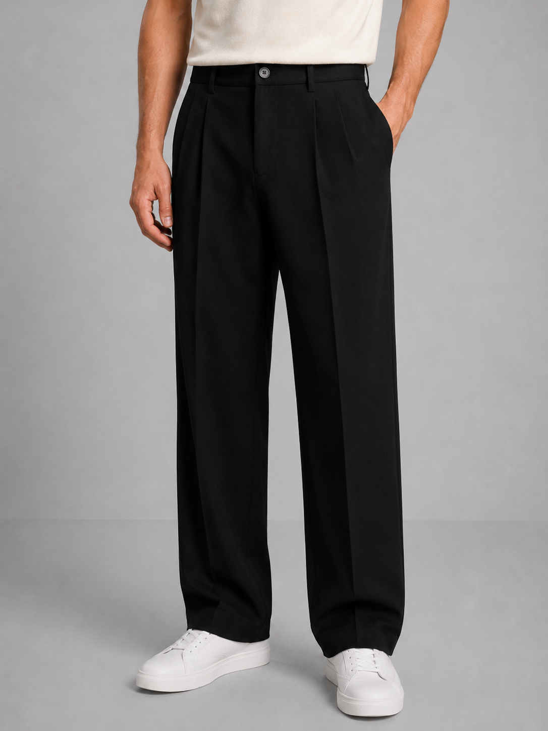 Men's Tailored Straight Leg Trousers