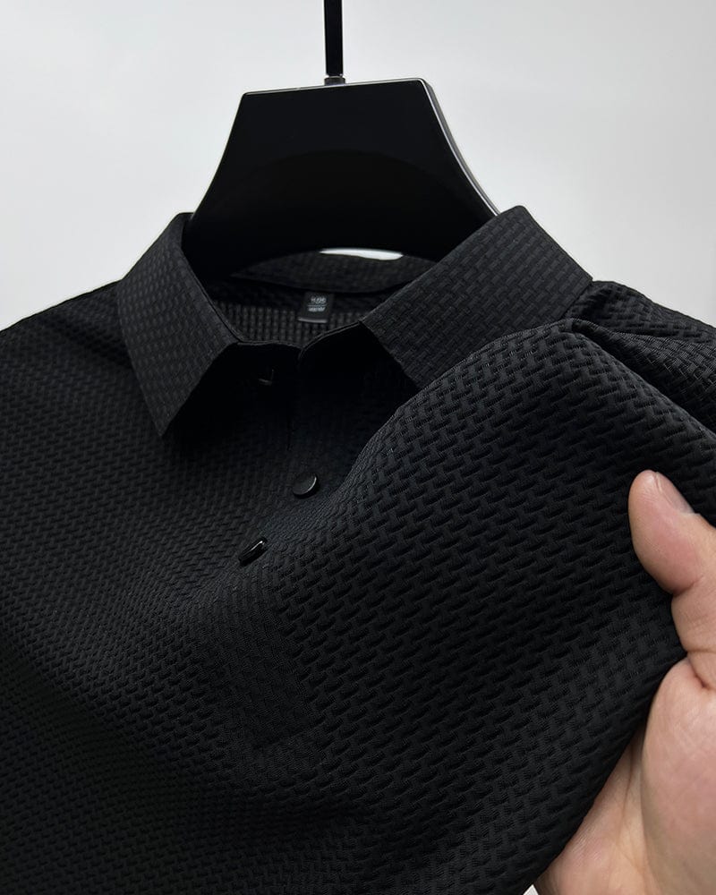 Men's Structured Texture Polo