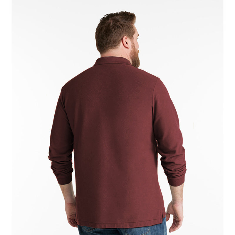 Men's Classic Long Sleeve Polo Shirt