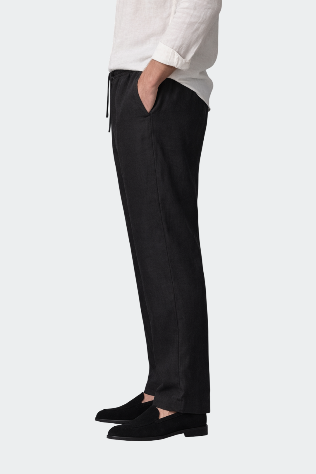 Men's Relaxed Fit Linen Trousers