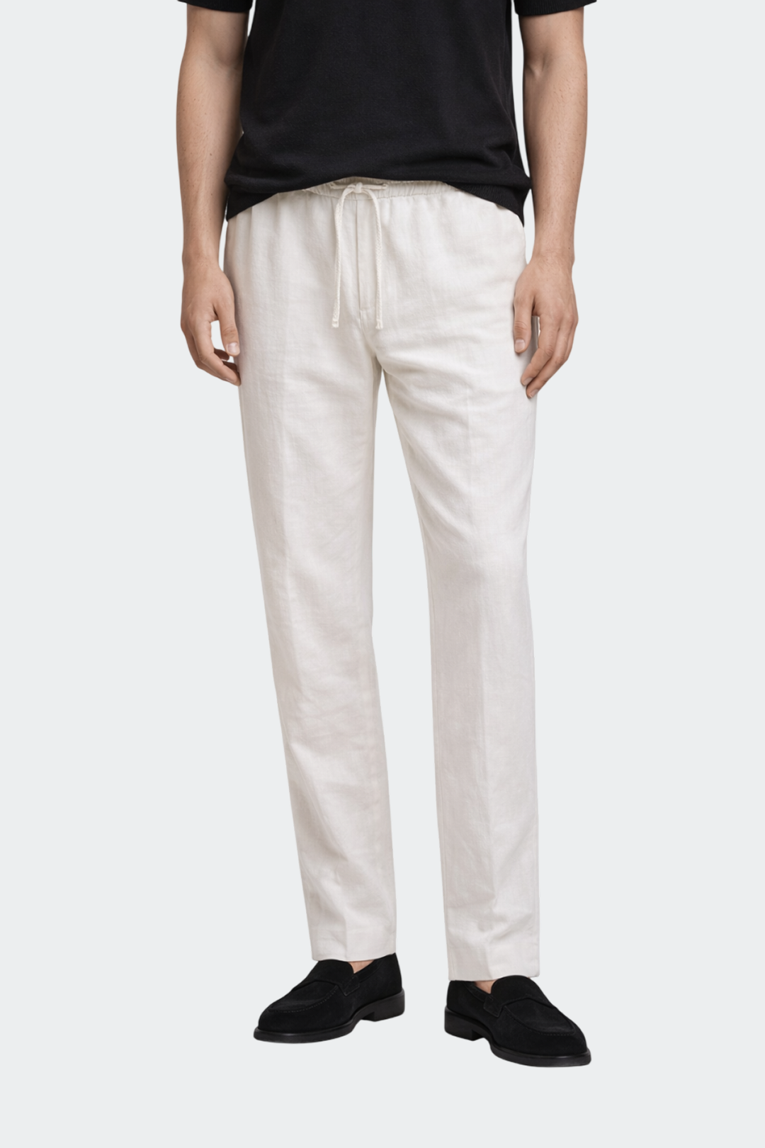 Men's Relaxed Fit Linen Trousers