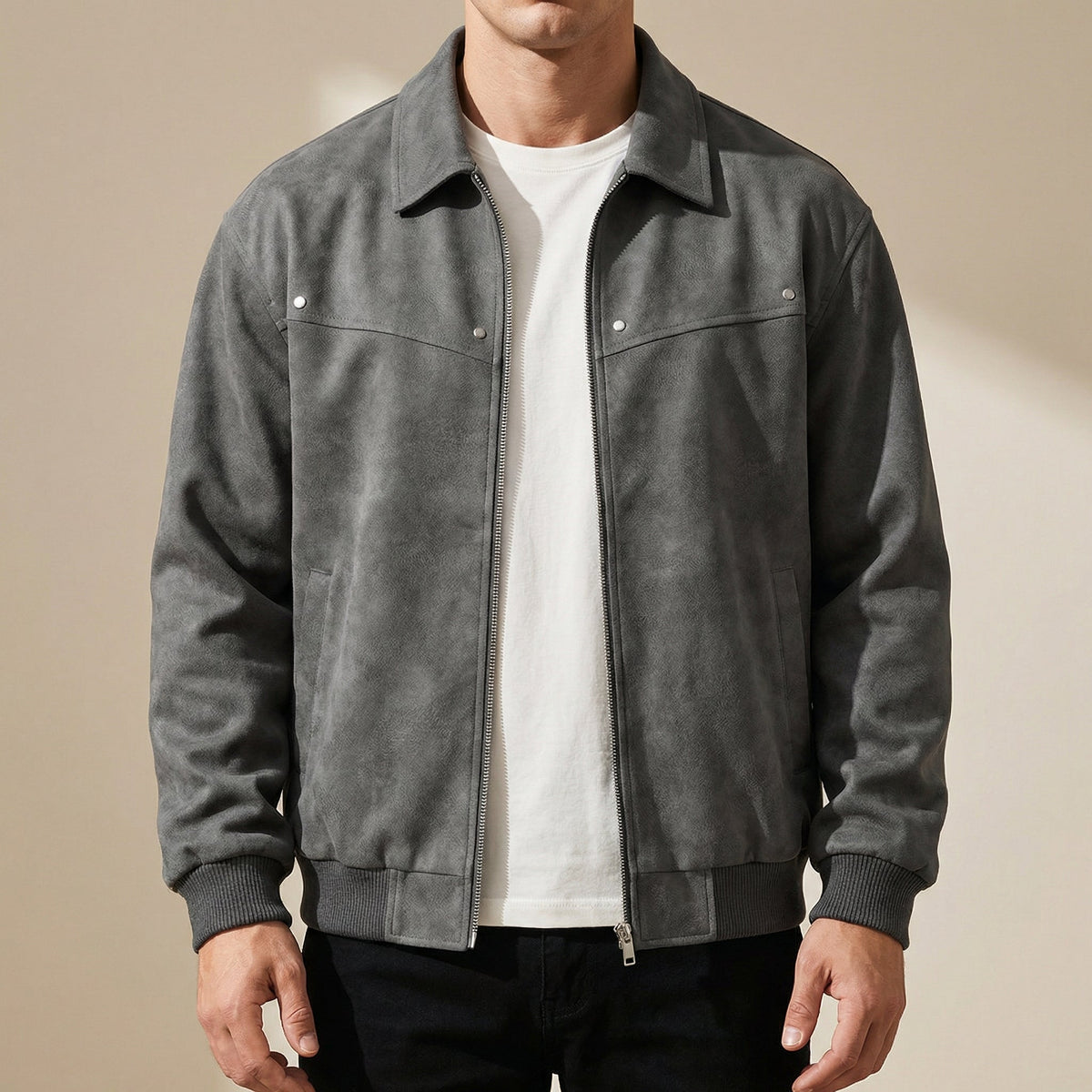 Men's Jacob Lambskin Leather Jacket