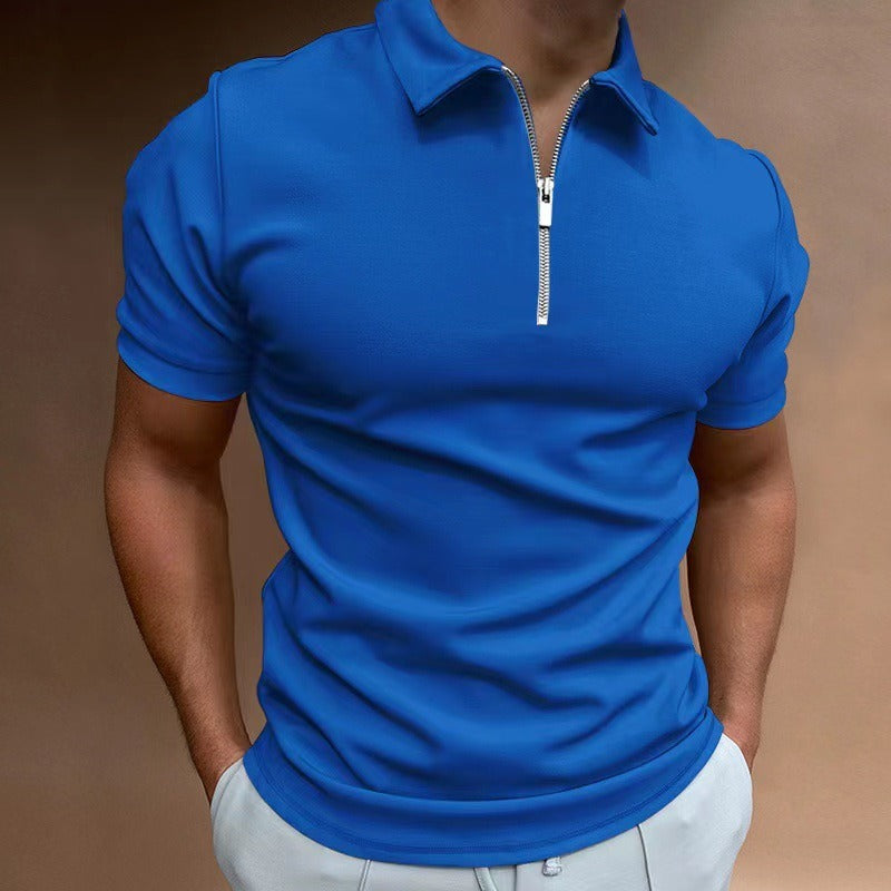 Men's Zip Polo Shirt