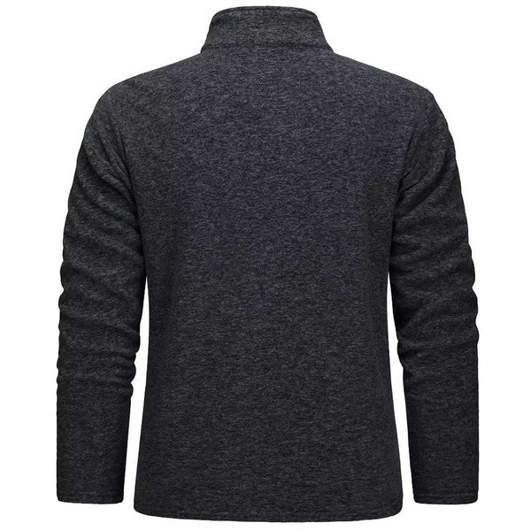 Men's Warm Fleece Half-Zip Jumper