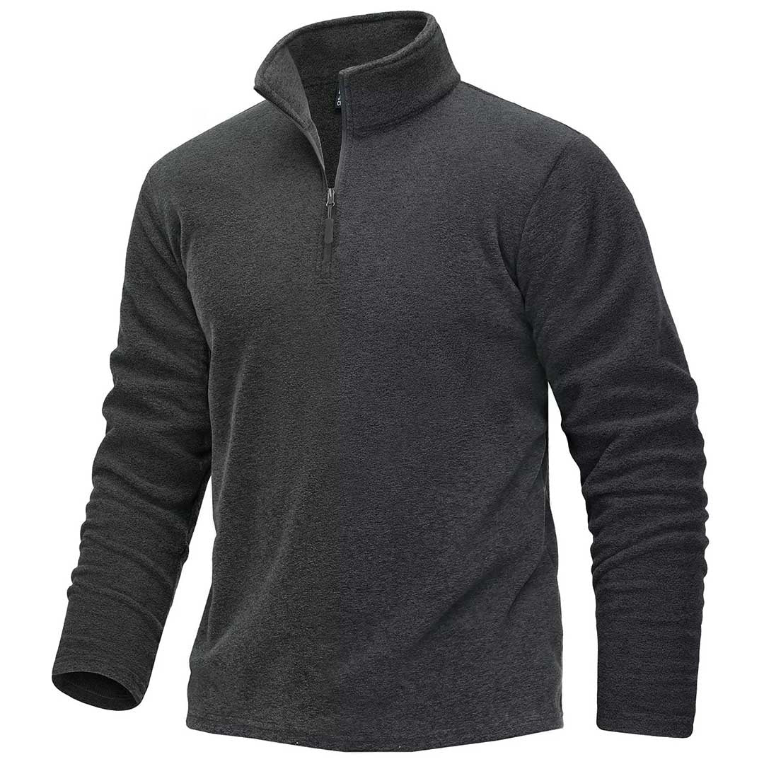 Men's Warm Fleece Half-Zip Jumper