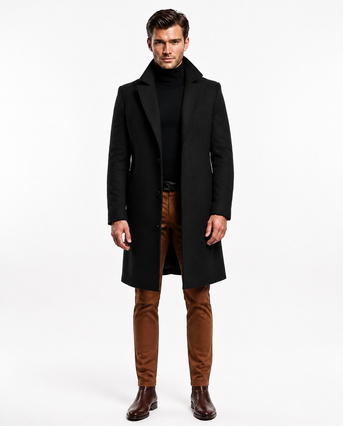 Men's Luxury Wool Coat
