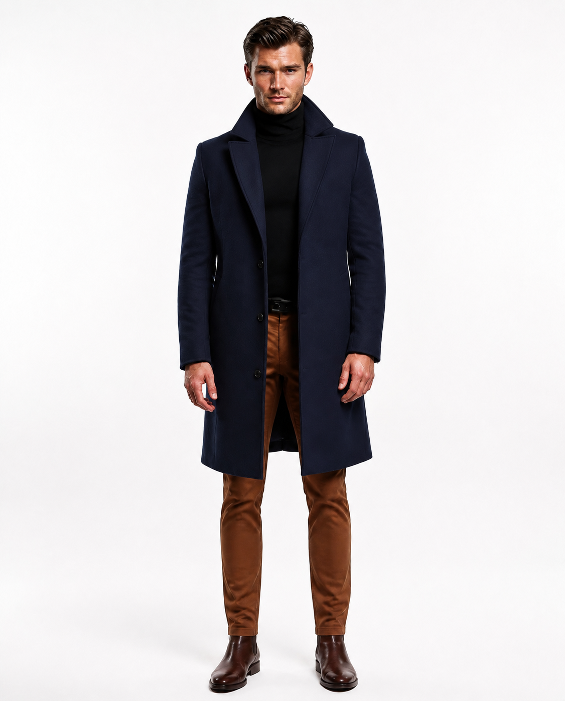 Men's Luxury Wool Coat
