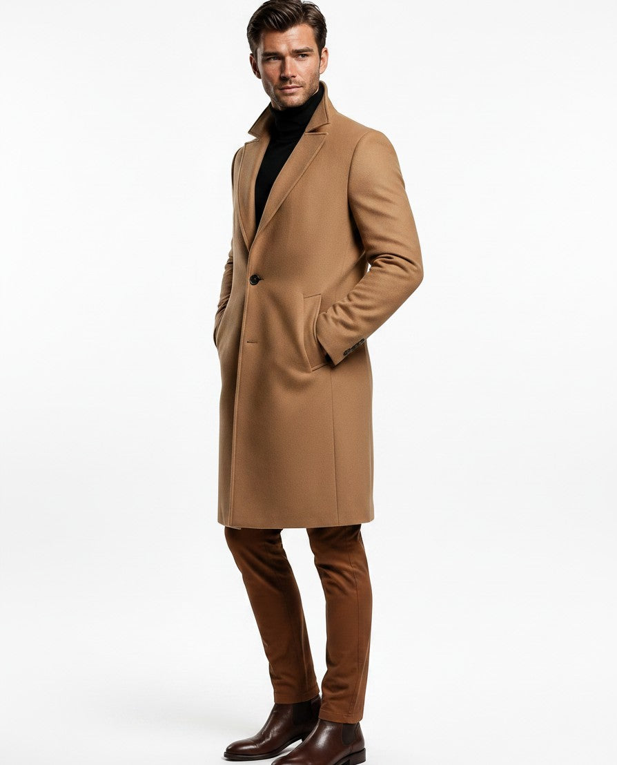 Men's Luxury Wool Coat