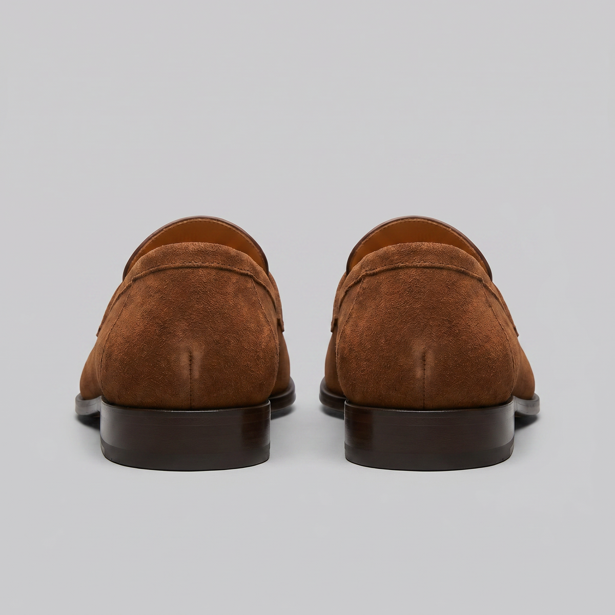 Men's Suede Penny Loafers