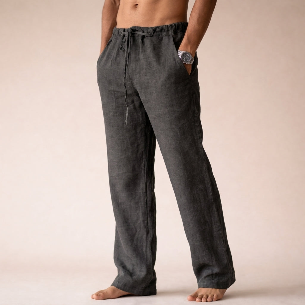 Men's Eligio Linen Trousers