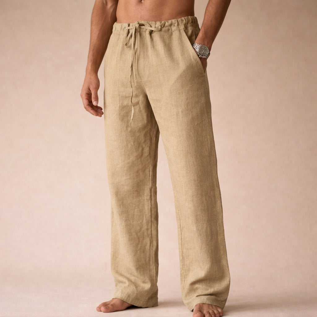 Men's Eligio Linen Trousers