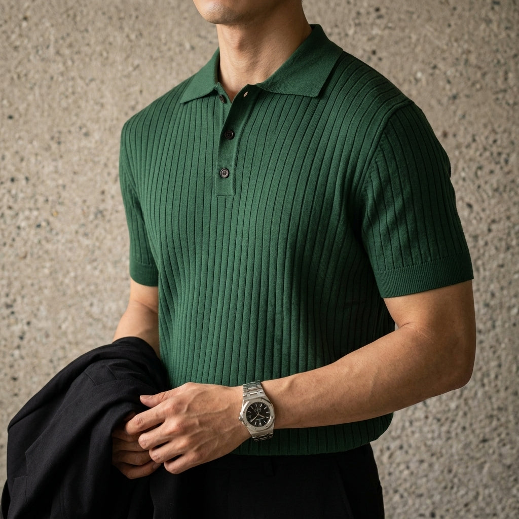 Men's Alden Piqué Polo Shirt