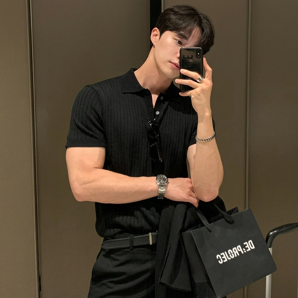 Men's Alden Piqué Polo Shirt