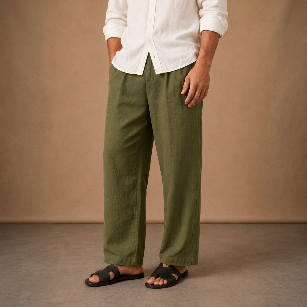 Men's Esperence Linen Cotton Trousers