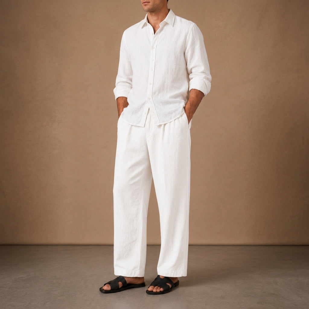 Men's Esperence Linen Cotton Trousers