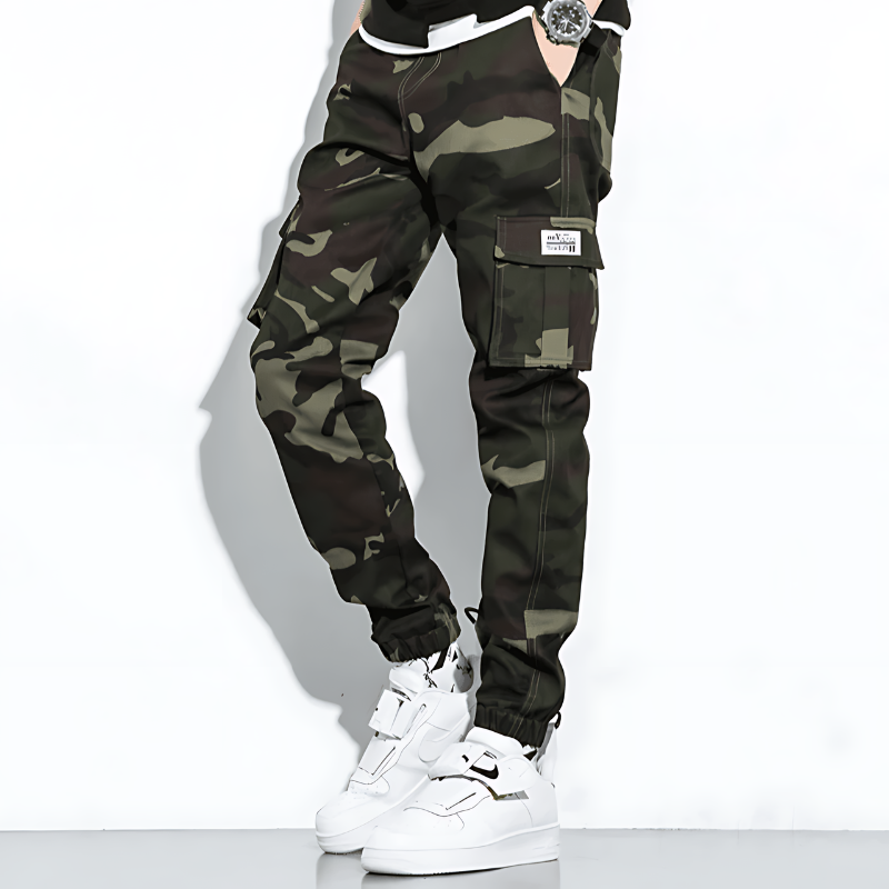 Men's Camo Cargo Trousers