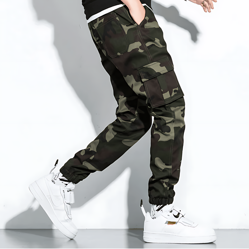 Men's Camo Cargo Trousers