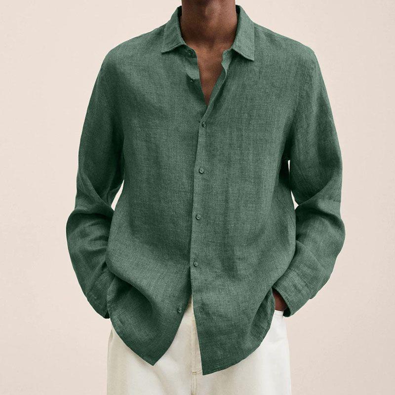 Men's Classic Linen Shirt