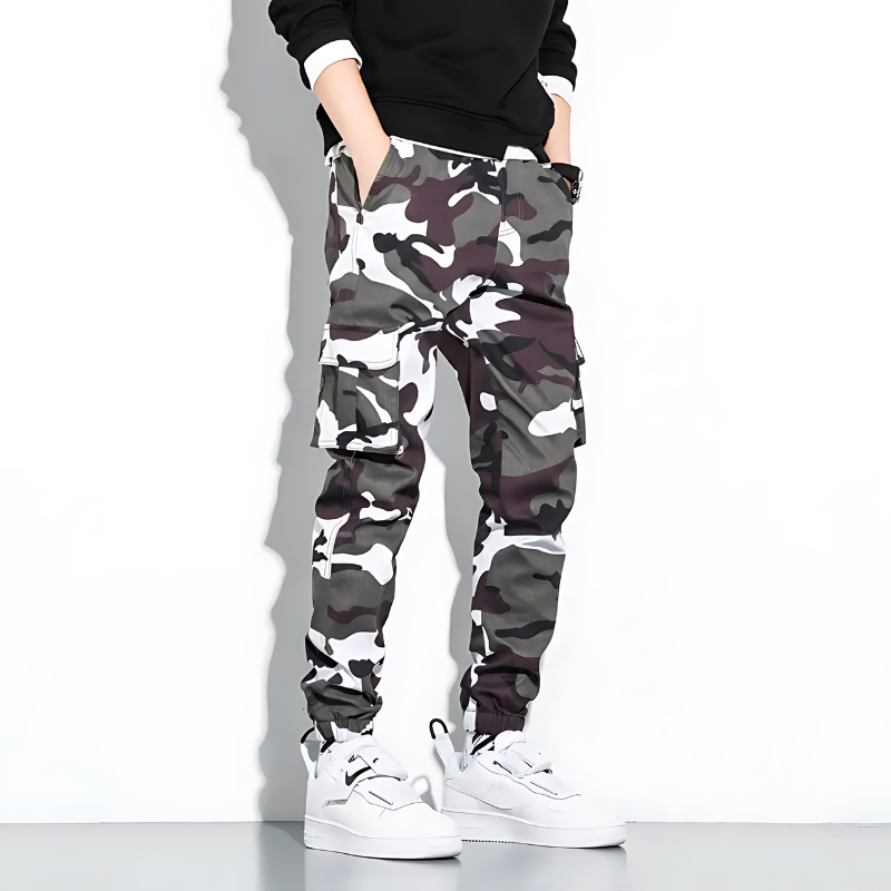 Men's Camo Cargo Trousers