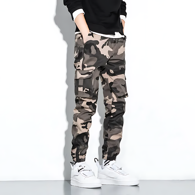 Men's Camo Cargo Trousers