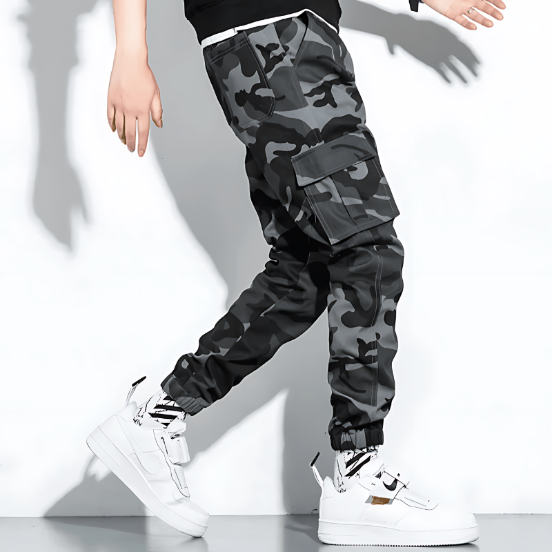 Men's Camo Cargo Trousers
