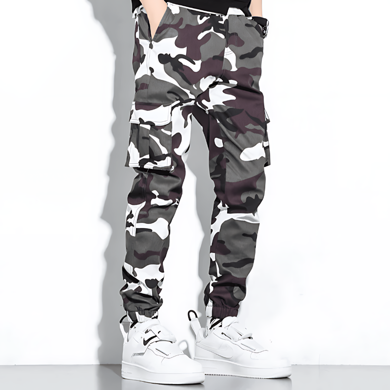 Men's Camo Cargo Trousers