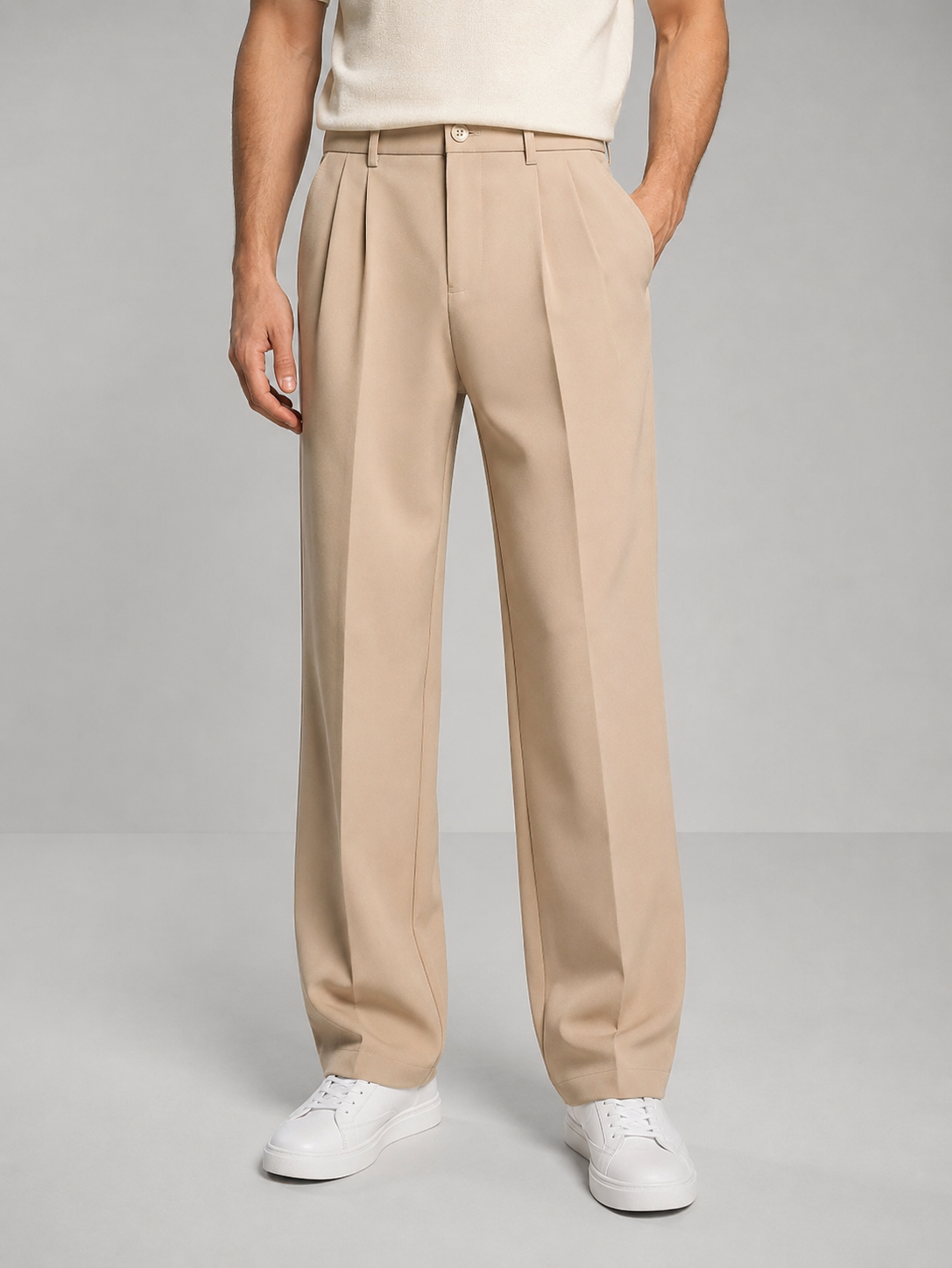 Men's Tailored Straight Leg Trousers