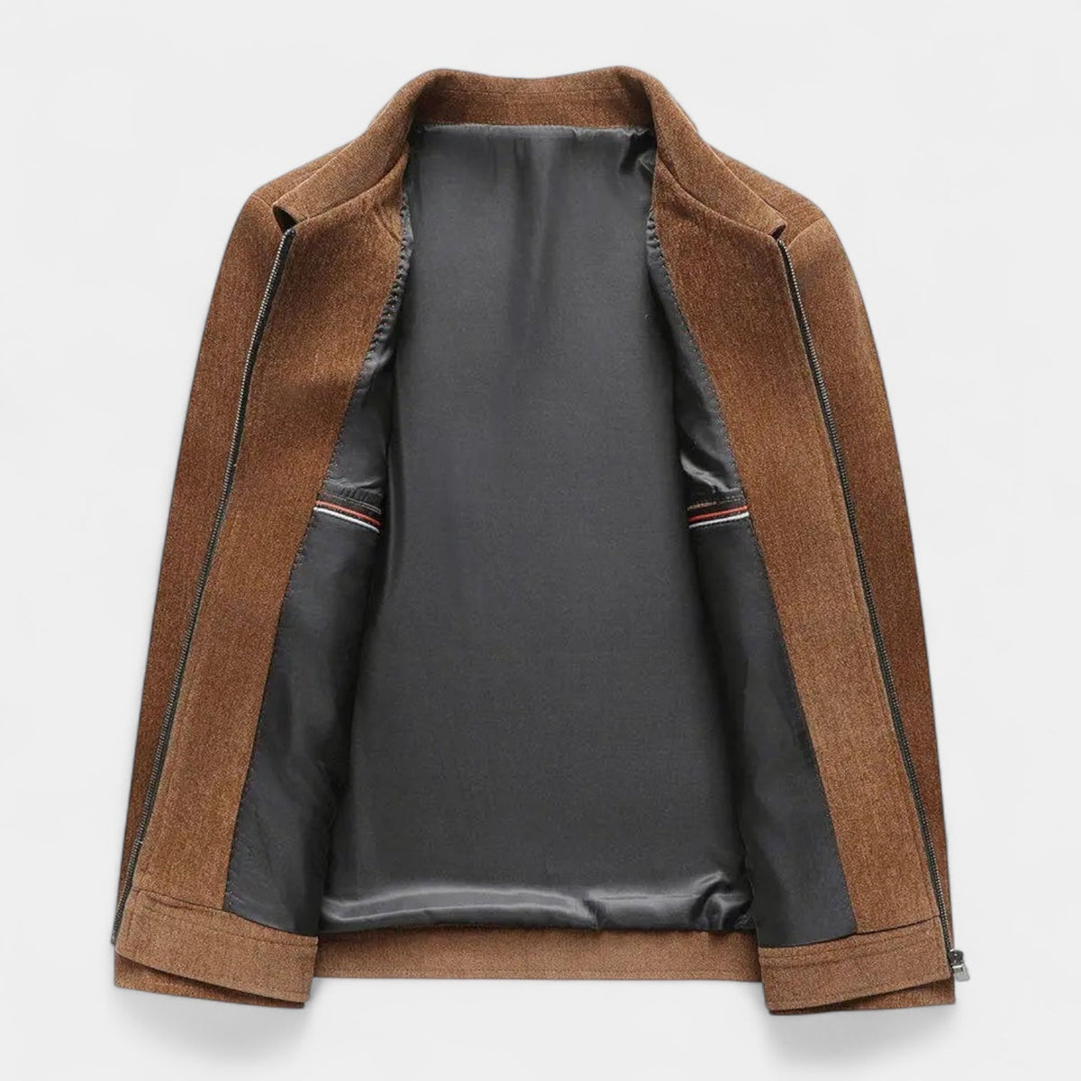 Men's Textured Harrington Jacket