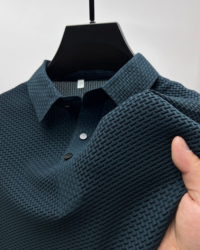 Men's Structured Texture Polo