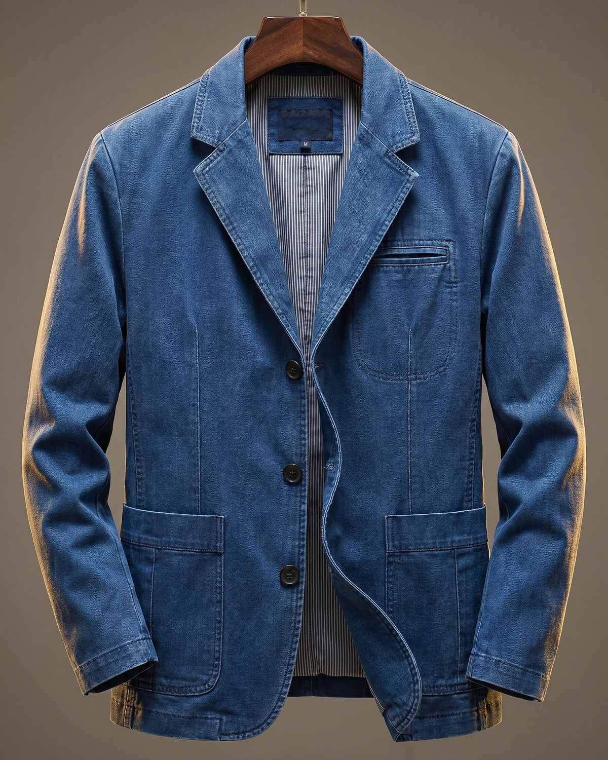 Men's Washed Denim Jacket