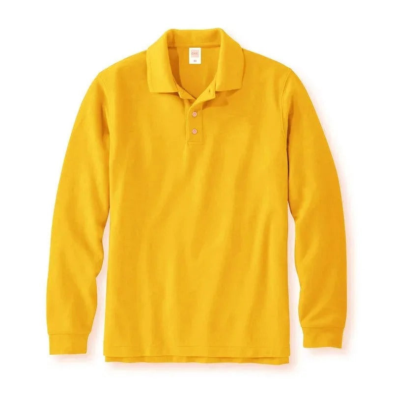 Men's Classic Long Sleeve Polo Shirt