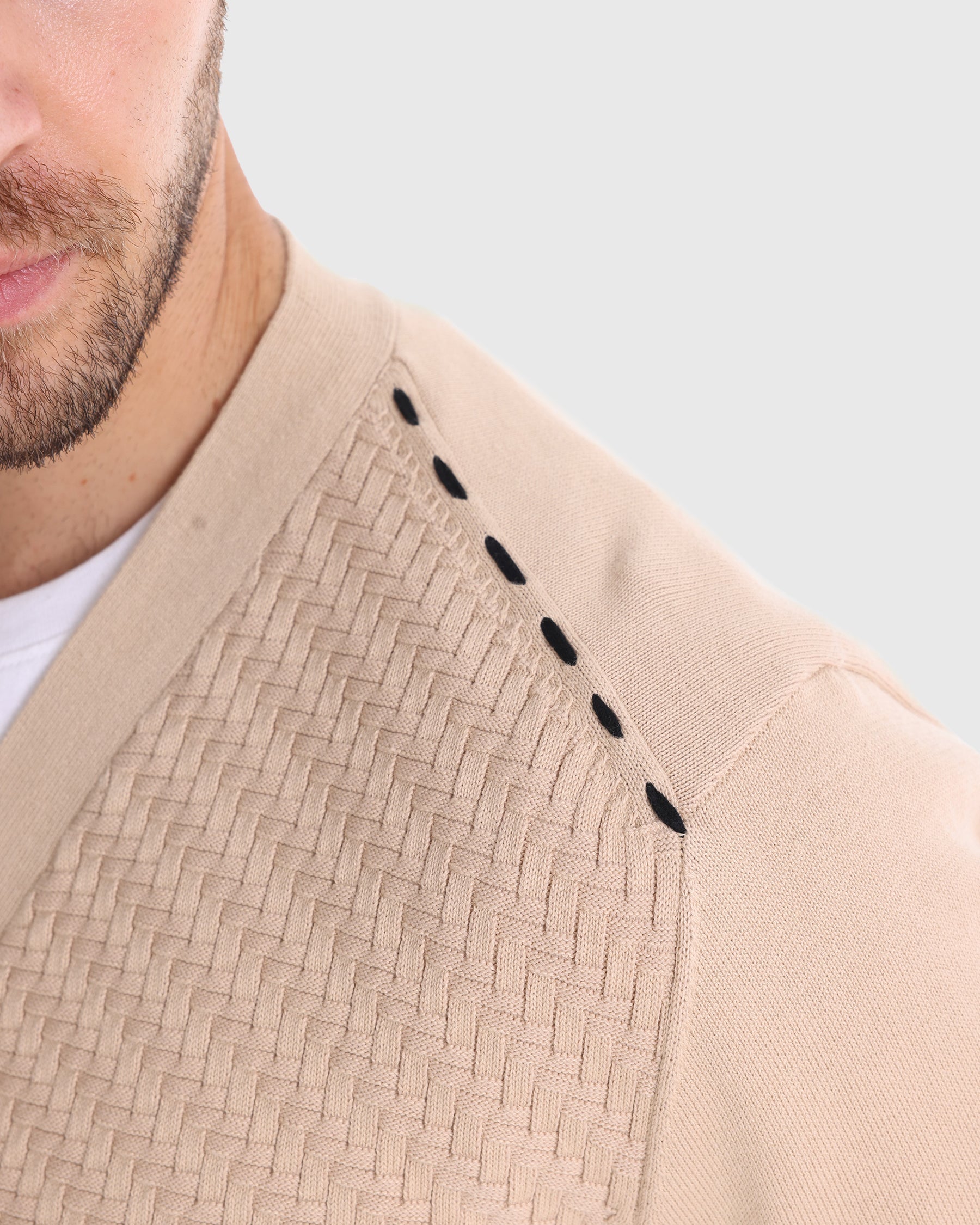 Men's Button-Up Knitted Cardigan