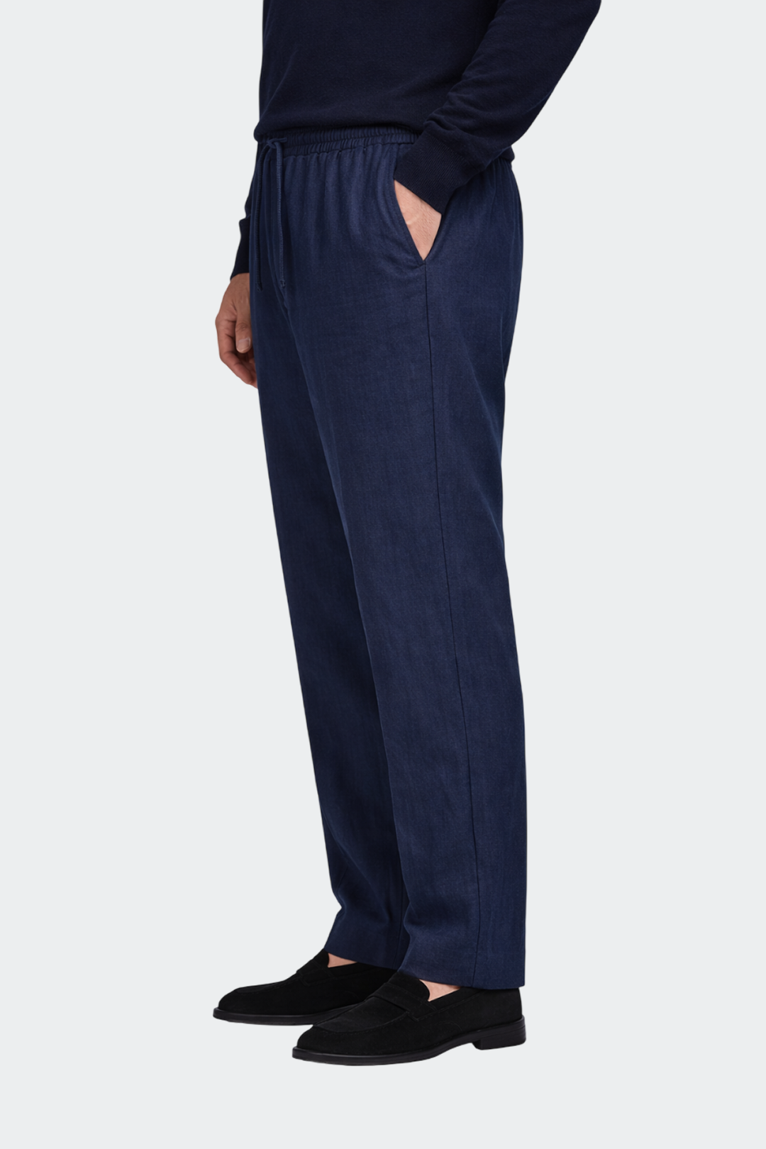Men's Relaxed Fit Linen Trousers