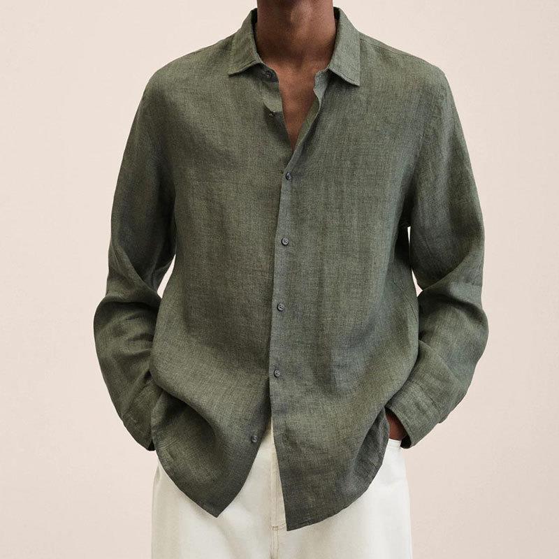Men's Classic Linen Shirt