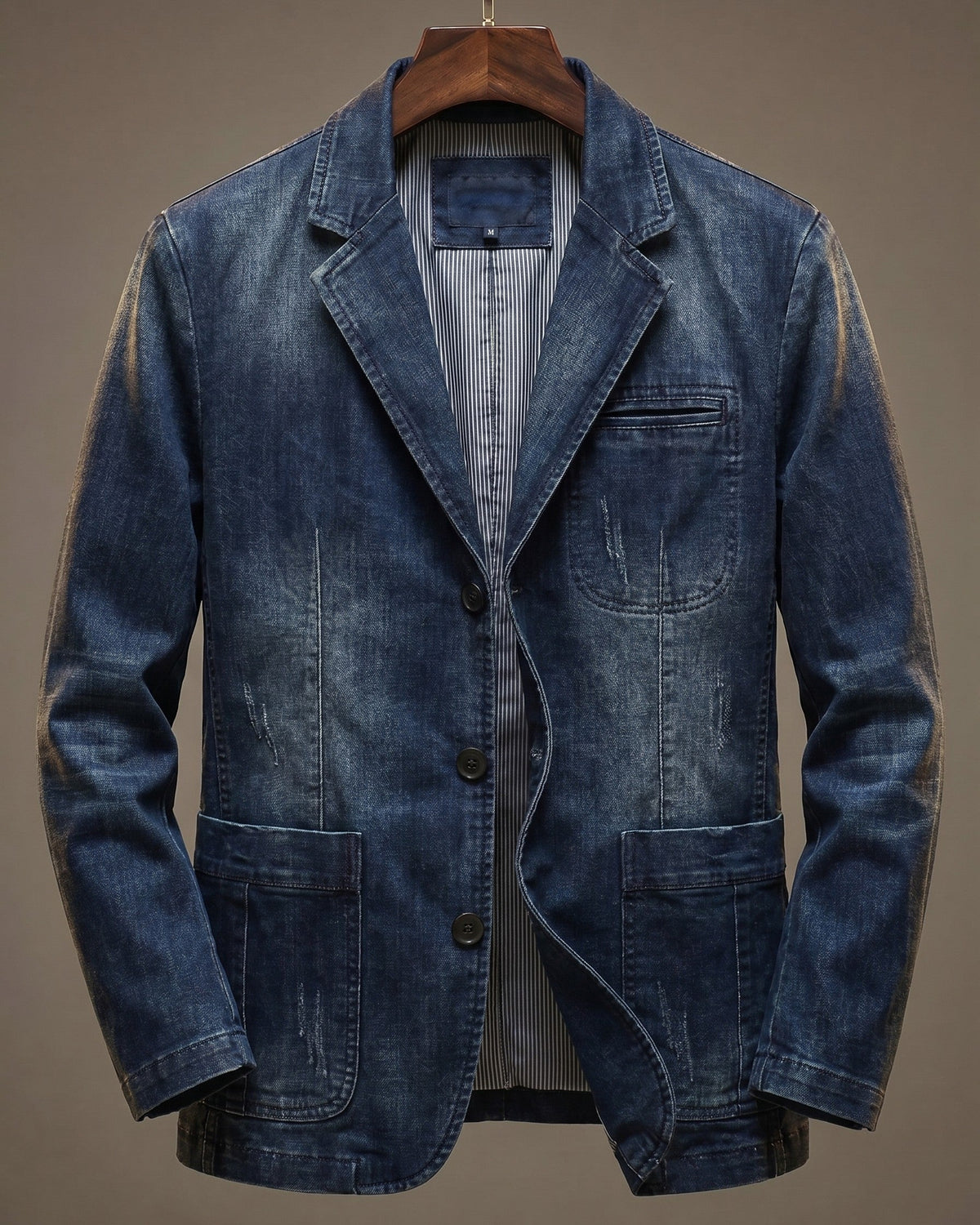 Men's Washed Denim Jacket
