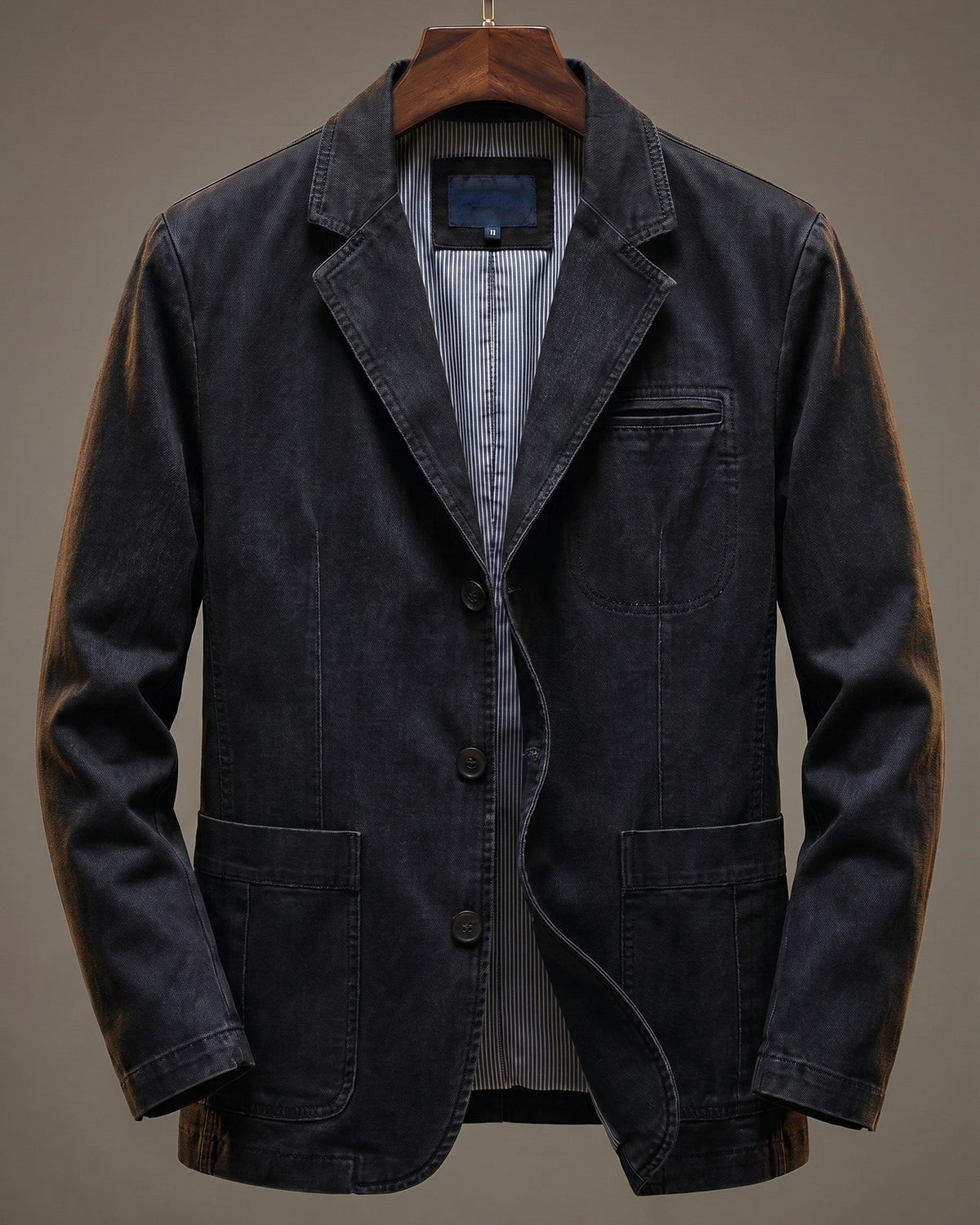 Men's Washed Denim Jacket